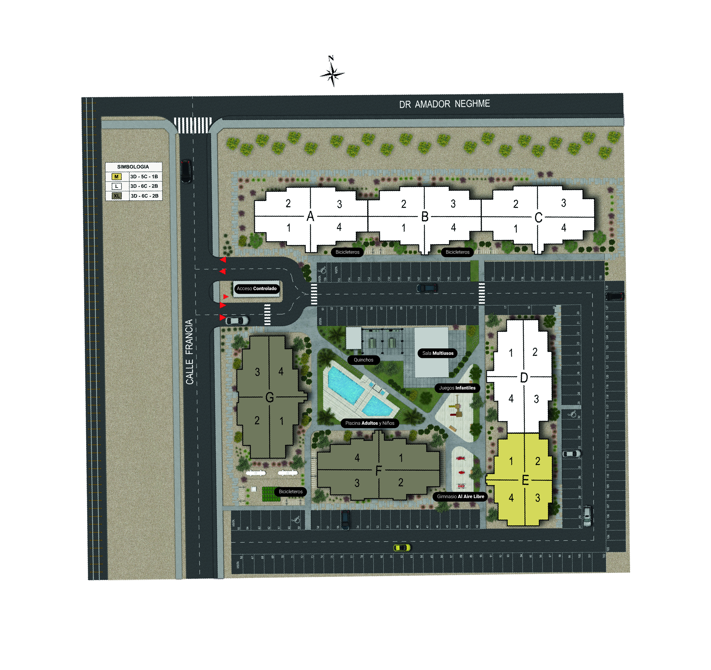 Emplazamiento Condominio Doña Catalina