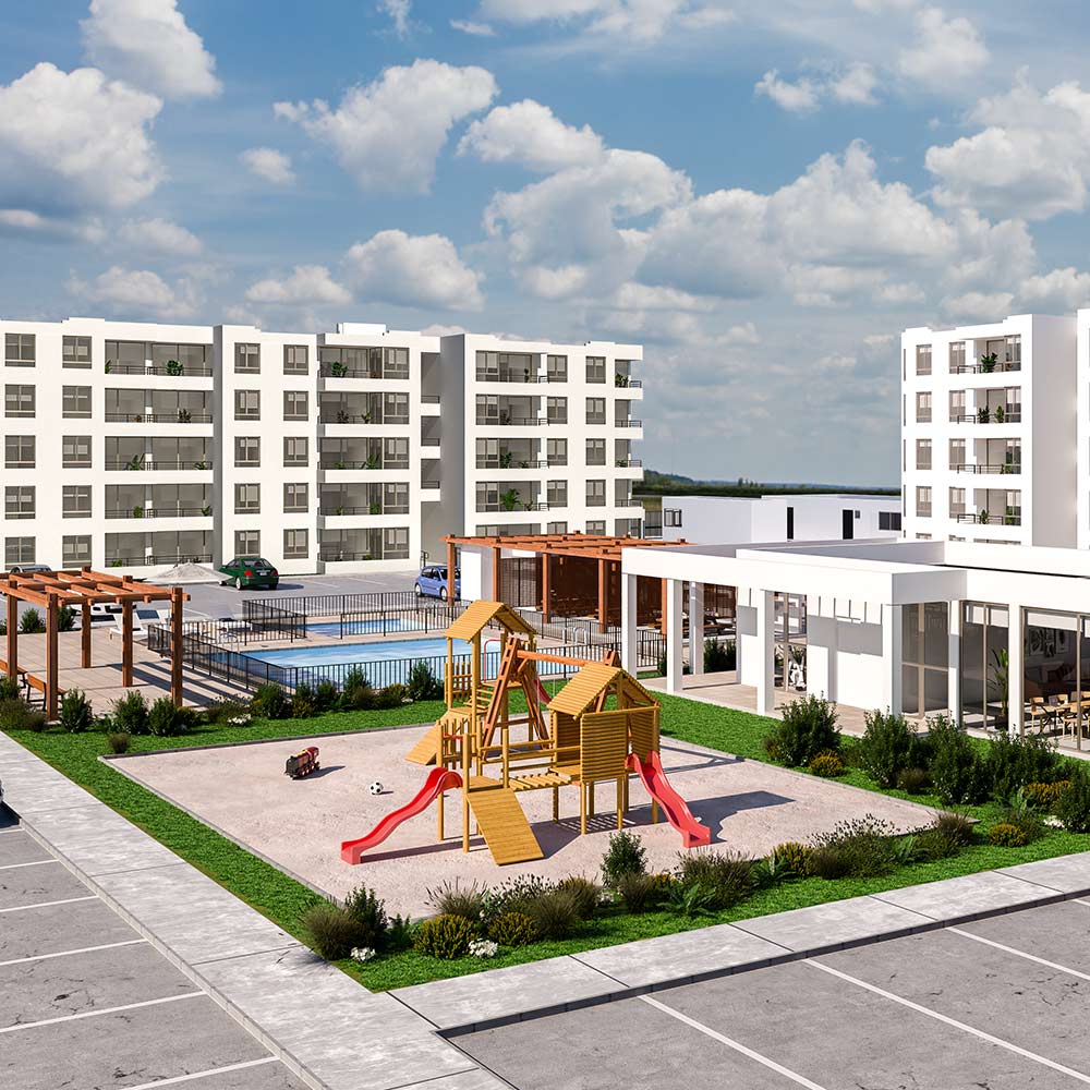 Fachada Condominio Los Cóndores