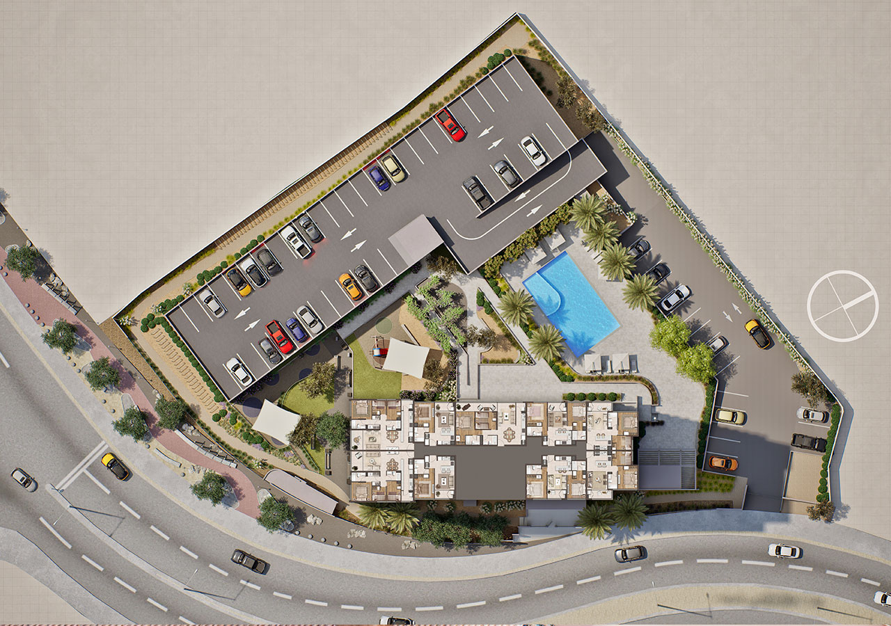 Emplazamiento Edificio El Tamarugal